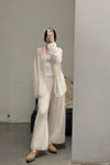 SWAYING/KNIT seamless mohair suit SW211SZ31 PS16
